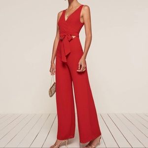 Reformation Patti Tie Jumpsuit
